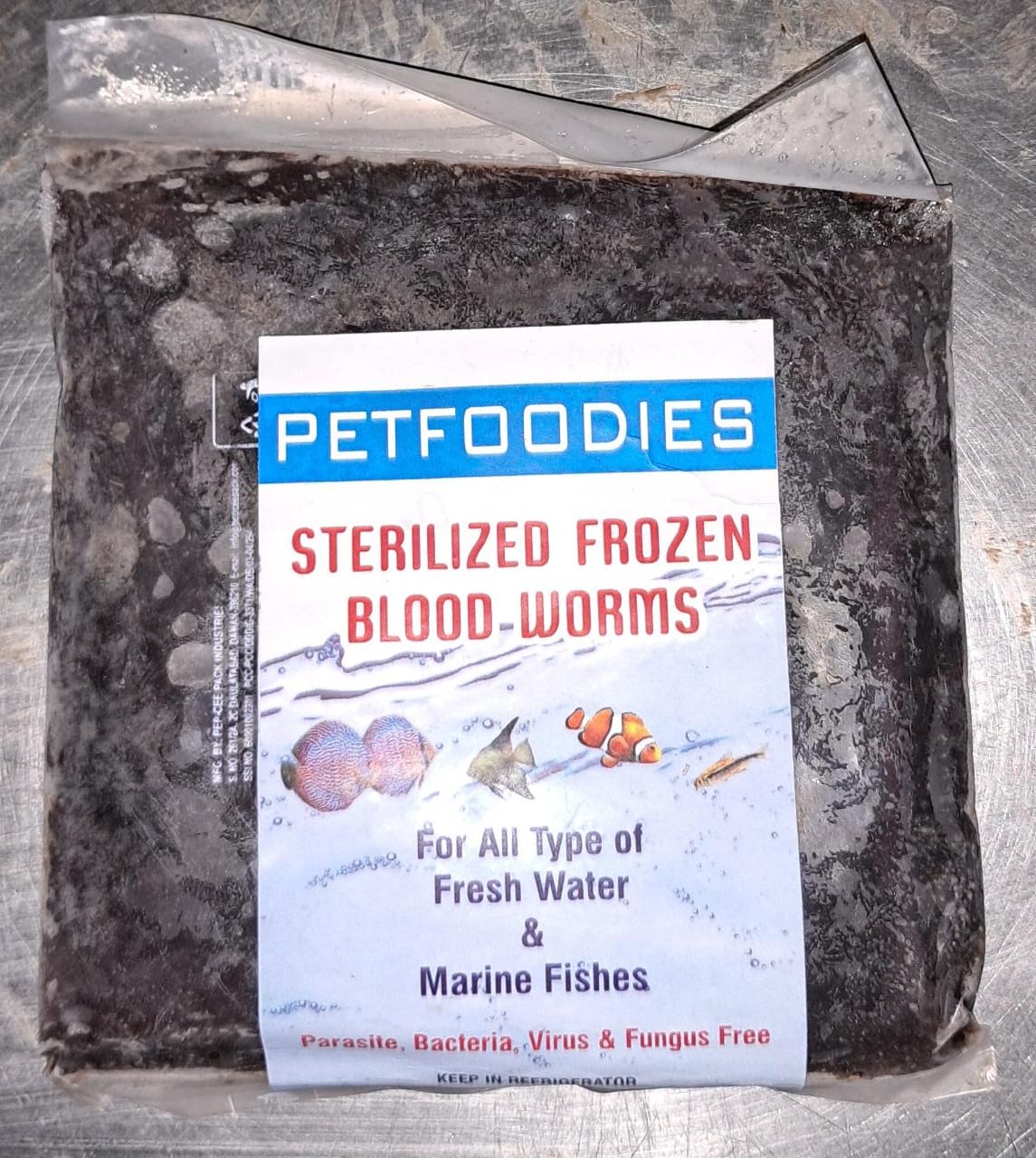 Frozen Blood Worms - 100 gms