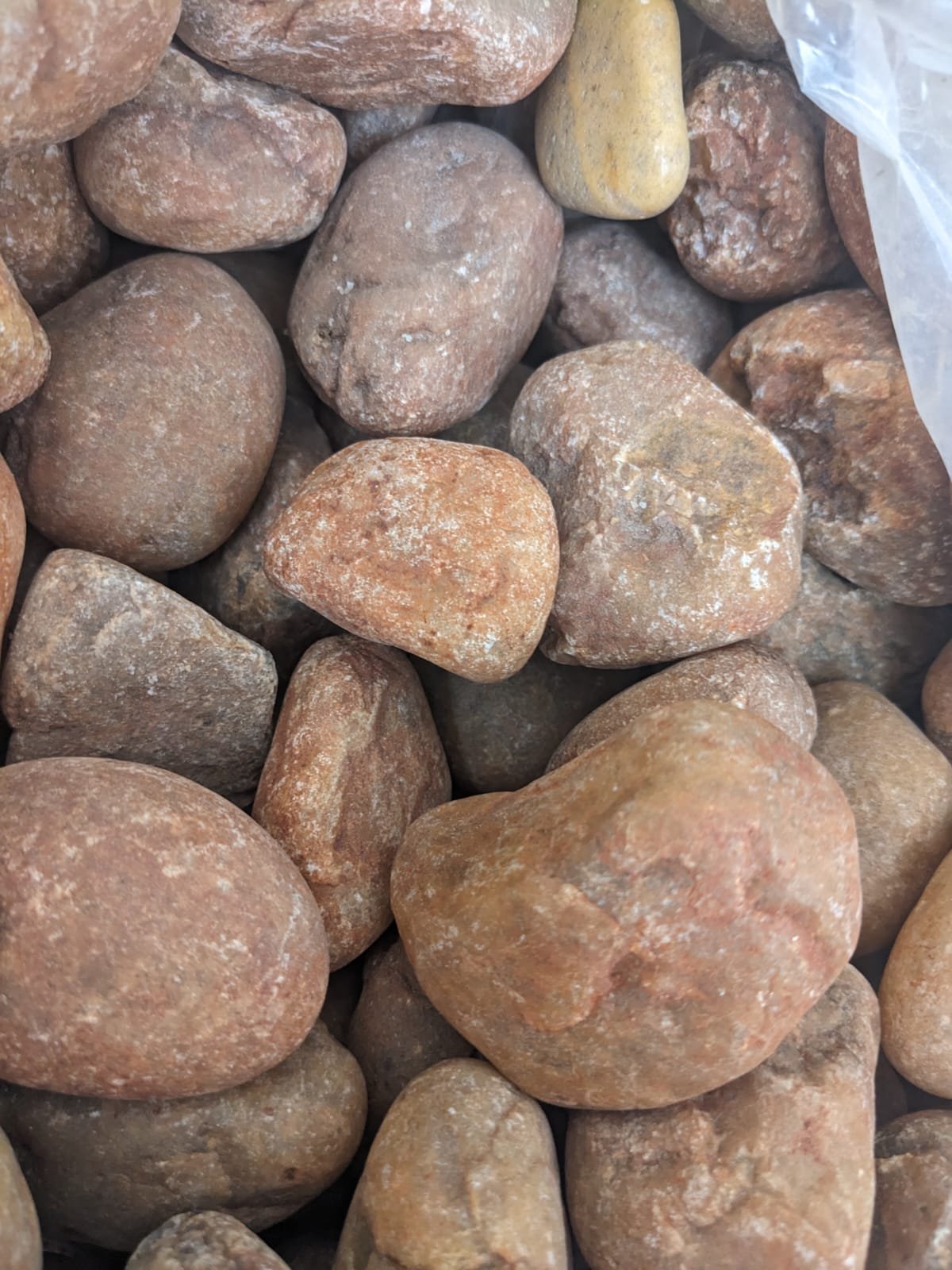 Big brown pebbles