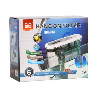 Reserveonderdeel Voor SunSun HBL-303 Hangfilter – Vervangingsfilter Voor Aquarium, 350 L/u, Zwart, Geschikt Voor HBL-serie