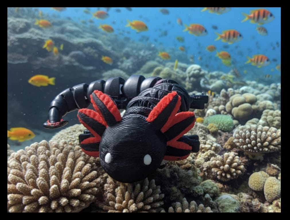 3D Axolotl - Single