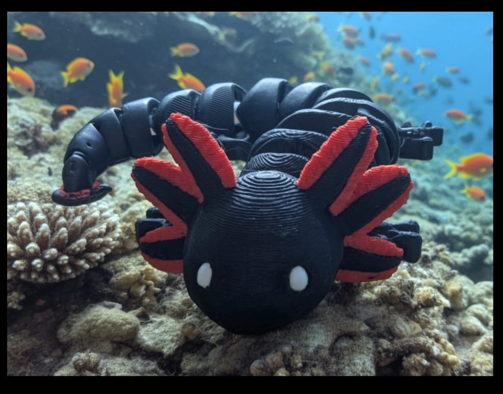 3D Axolotl - Single