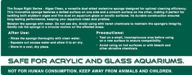 MAYA Algae Cleaning Pads – Non-Scratch Aquarium Cleaning Pad