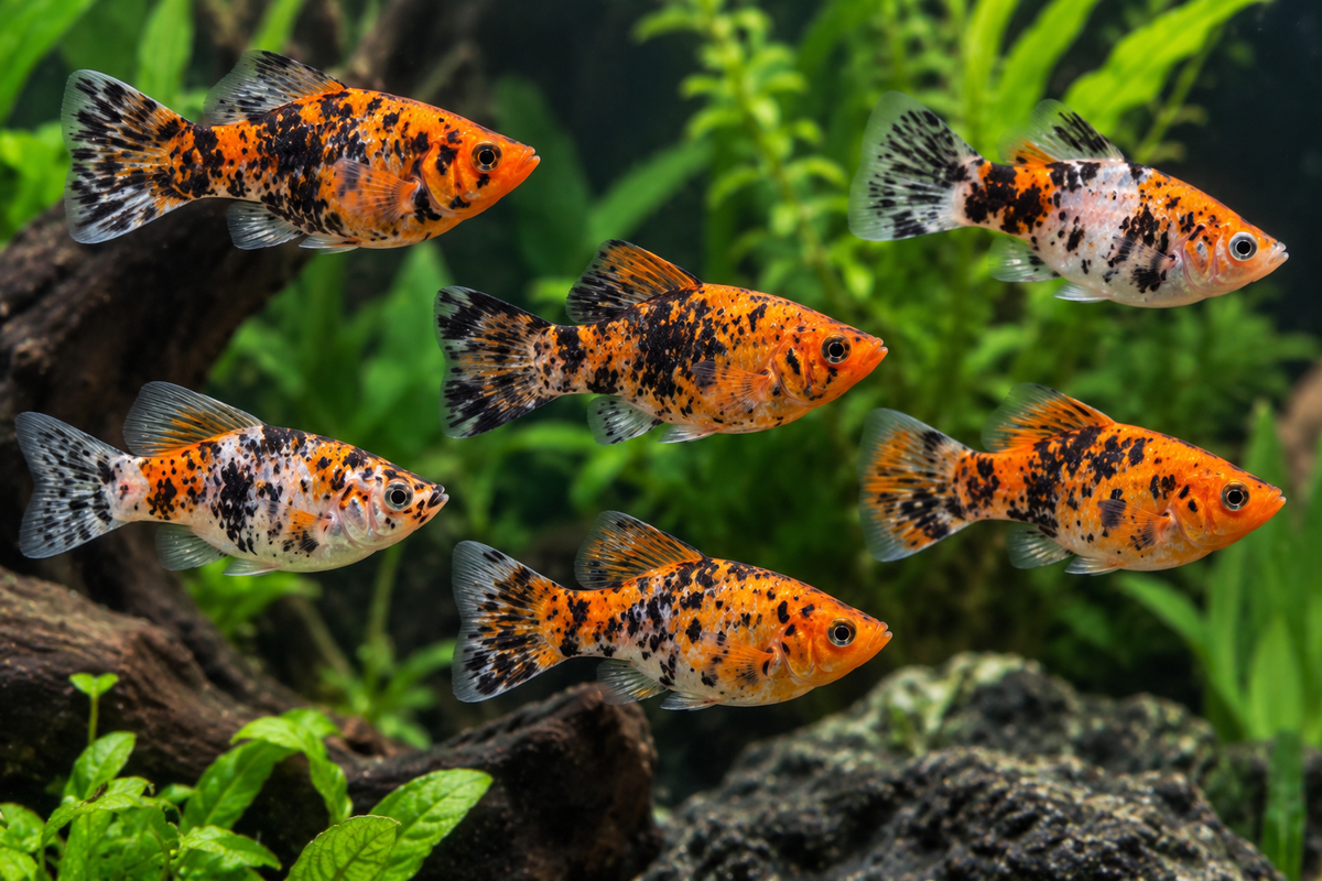 Imported Calico Orange Molly