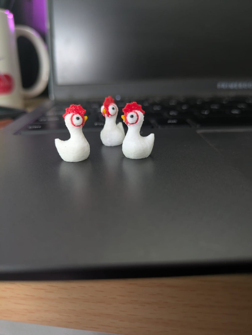 3D Chicken/Hen - Pack of 3