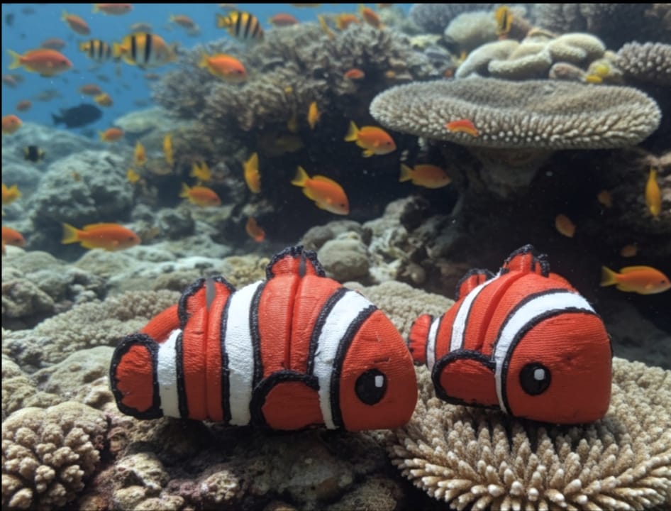 3D Clownfish - Single