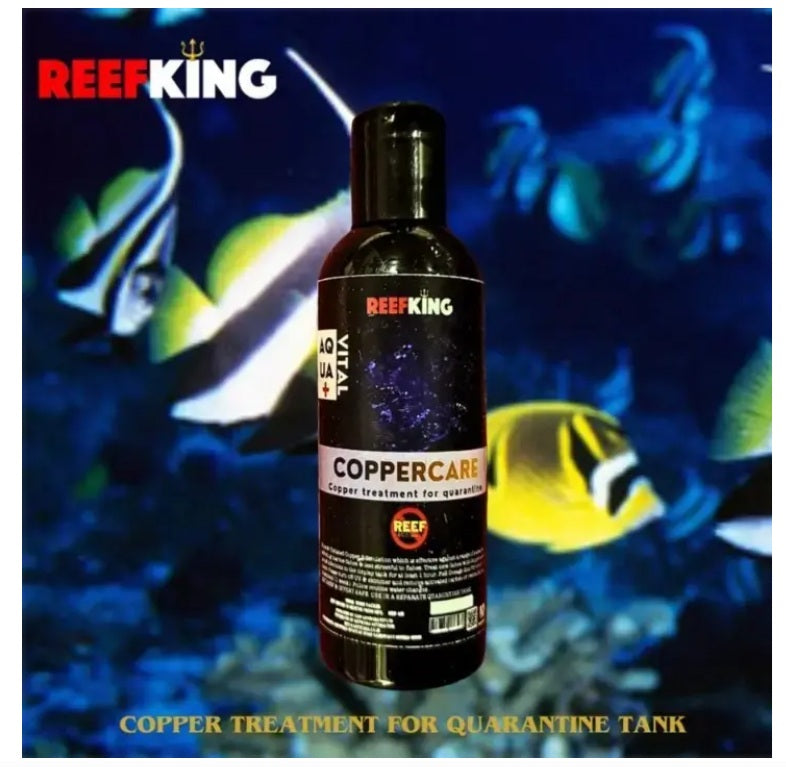 Reefking Coppercare Copper treatment for a range of diseases in marine fish (Quarantine Only) 100ml
