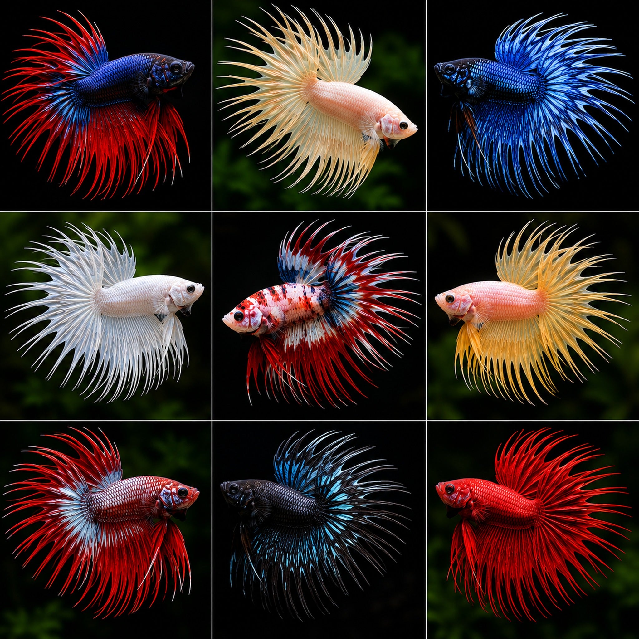 Crowntail Betta Fish