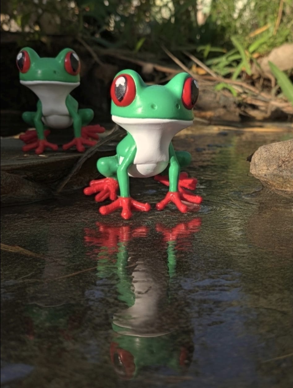 3D Tree Frog - Single