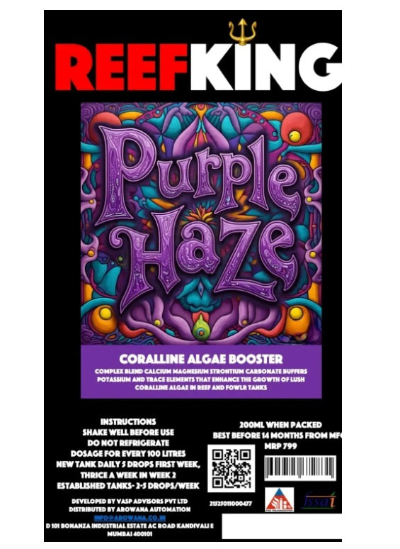 Reefking Purple Haze Coralline Booster 200ml coralline algae grower