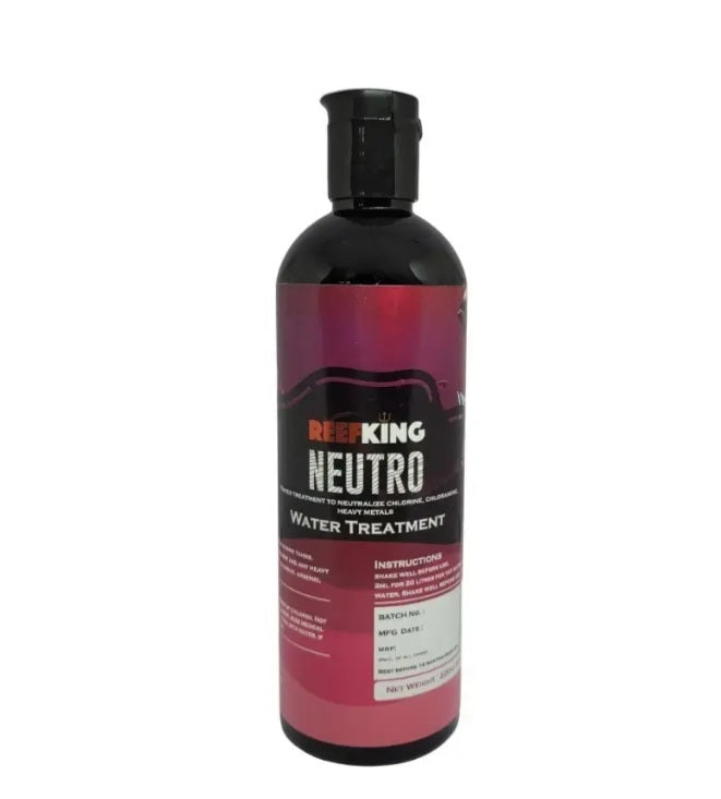 ReefKing Neutro Chlorine, Chloramine & Heavy Metal remover including lead mercury  Marine Reef Formula for Tap water