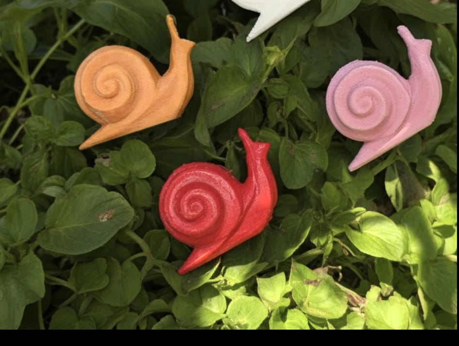 3D Snail - Pack of 5