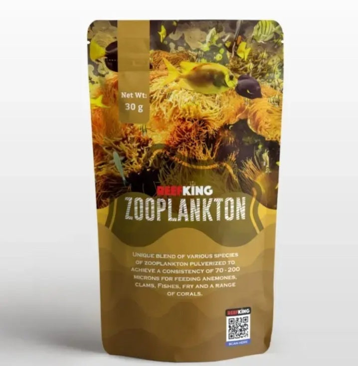 Reefking Zooplankton powder for softies lps filter feeders & anemones