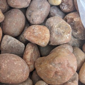 Big brown pebbles